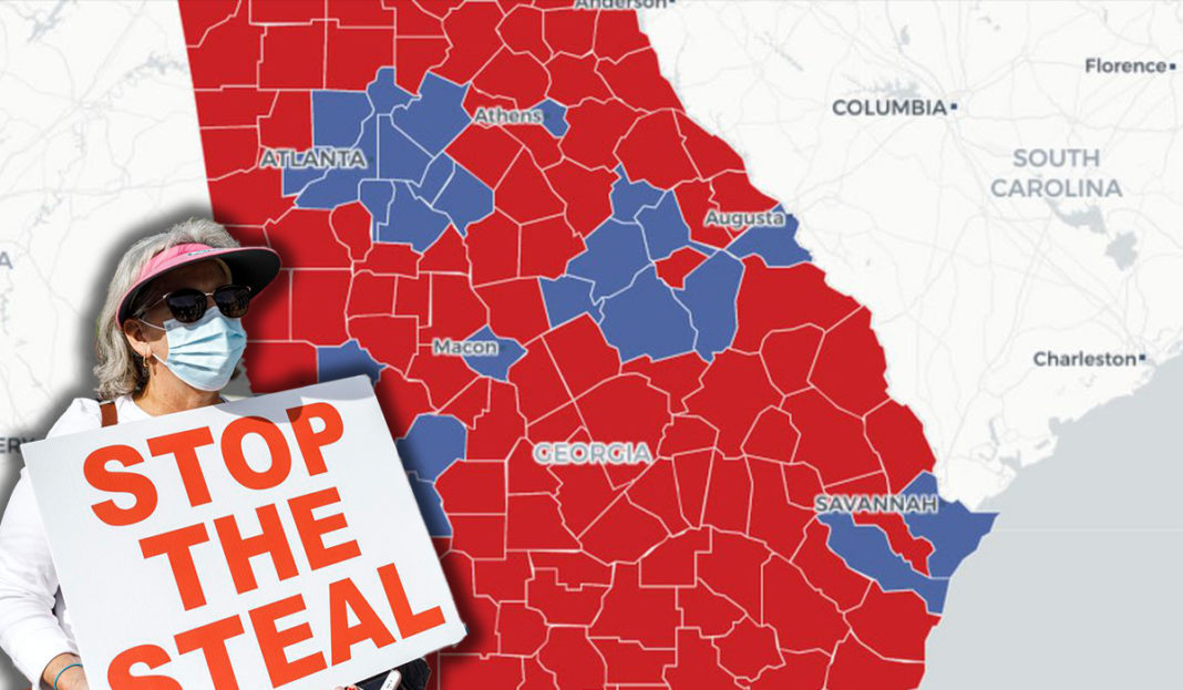 Stop the Steal - Voter fraud in Georgia.