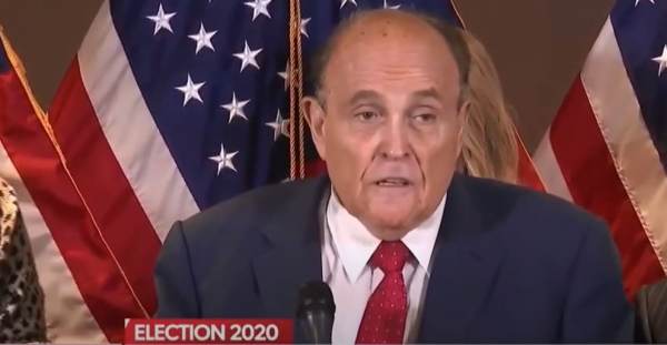 Rudy Giuliani Feeling Better after COVID Diagnosis and Hospitalization