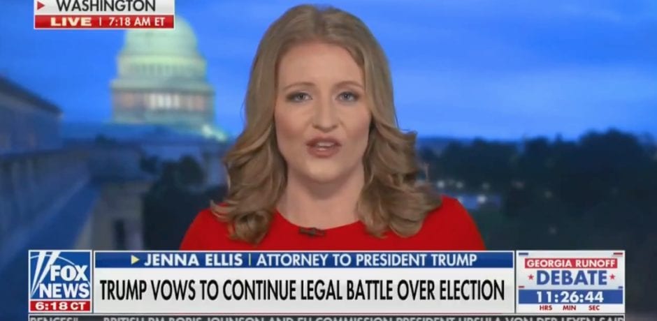 Jenna Ellis - Judge Gives Trump Lawyers Ability To Perform Forensic Audit On 22 Dominion Voting Machines In MI…”We’ll have results in 48 hours!”