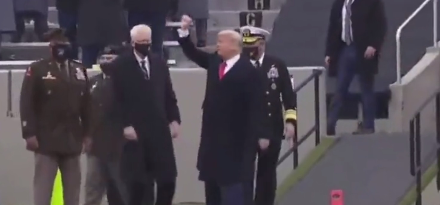 President Trump Arrives at Army-Navy Game - the Crowd Goes WILD