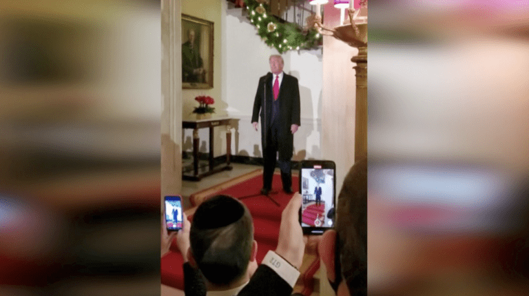 “We’re Gonna Win This Election!” President Trump Gives Special Hanukkah Message