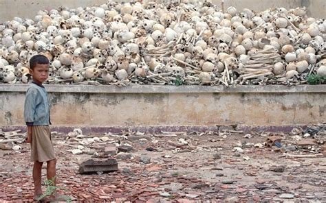 The “Killing Fields” of Pol Pot’s Khmer Rouge in Cambodia from 1975 to 1979.