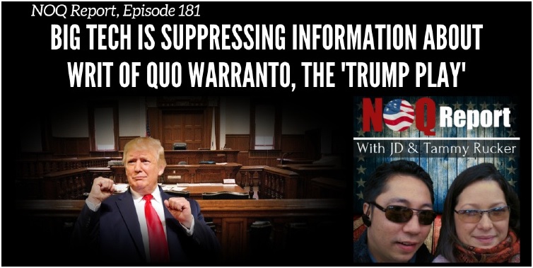 Big Tech is suppressing information about writ of quo warranto, the ‘Trump play’