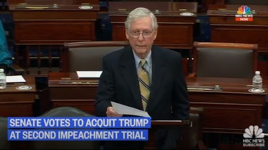 Snake: Mitch McConnell Uses Floor to Brutally Trash Trump Following Failed Impeachment Effort