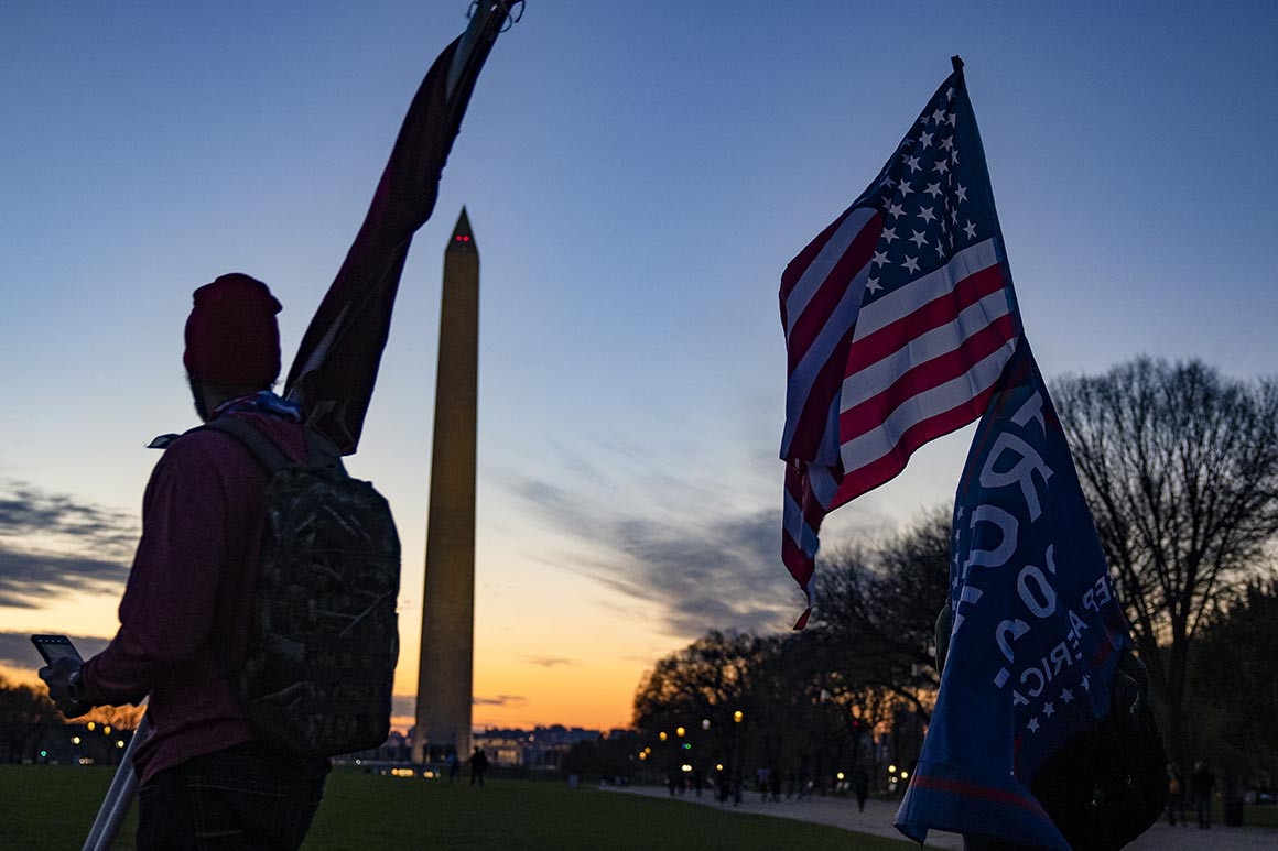 From pro-Trump news organizations to social media posts being circulated by the far right’s most prominent figures, it’s as if Donald Trump’s plight at the impeachment trial is a secondary concern. | Samuel Corum/Getty Images