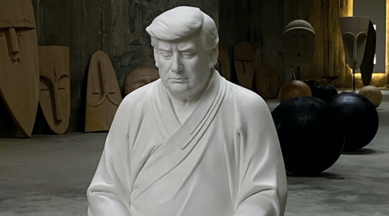 14-Foot Tall “Trump Buddha” Statues Are Selling Out in China for $614 USD