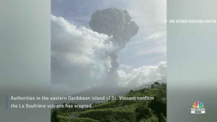 Volcano Erupts On St. Vincent, Officials Will Only Evacuate Those Who Are Vaccinated