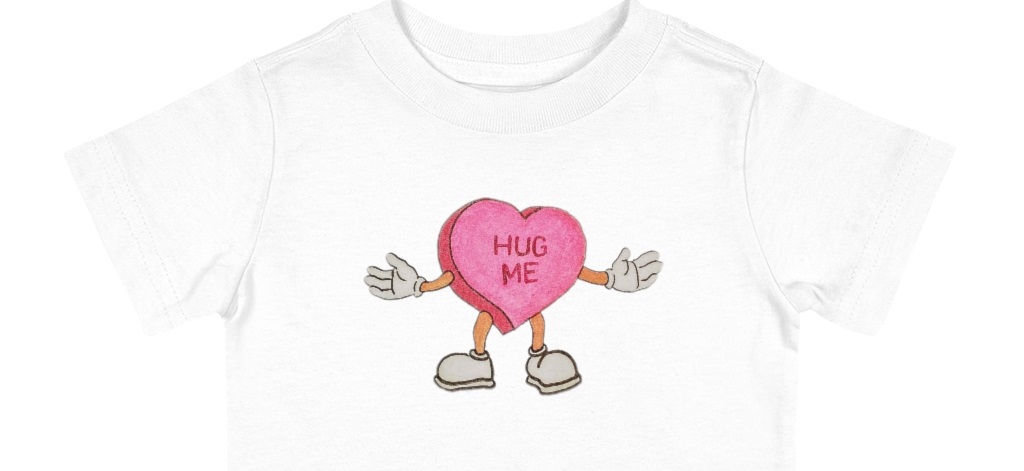 Buy the Hug Me T-Shirt online at the Hug Me Shop.